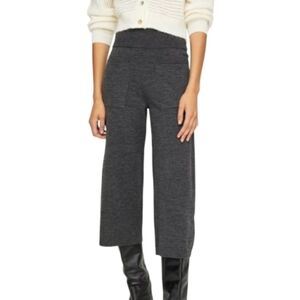 Aritzia Wilfred Brion Wool Culotte Pants Charcoal Gray Women's Small
